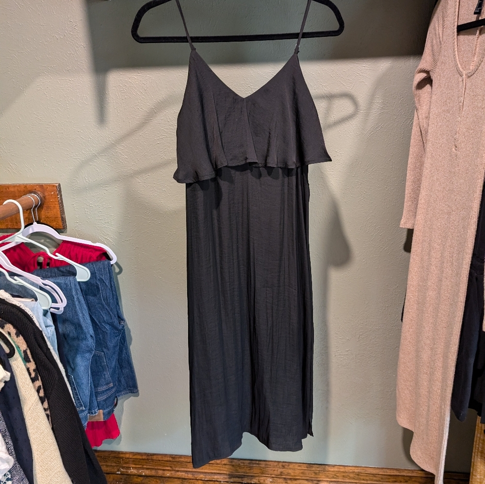 Abercrombie Black silk dress